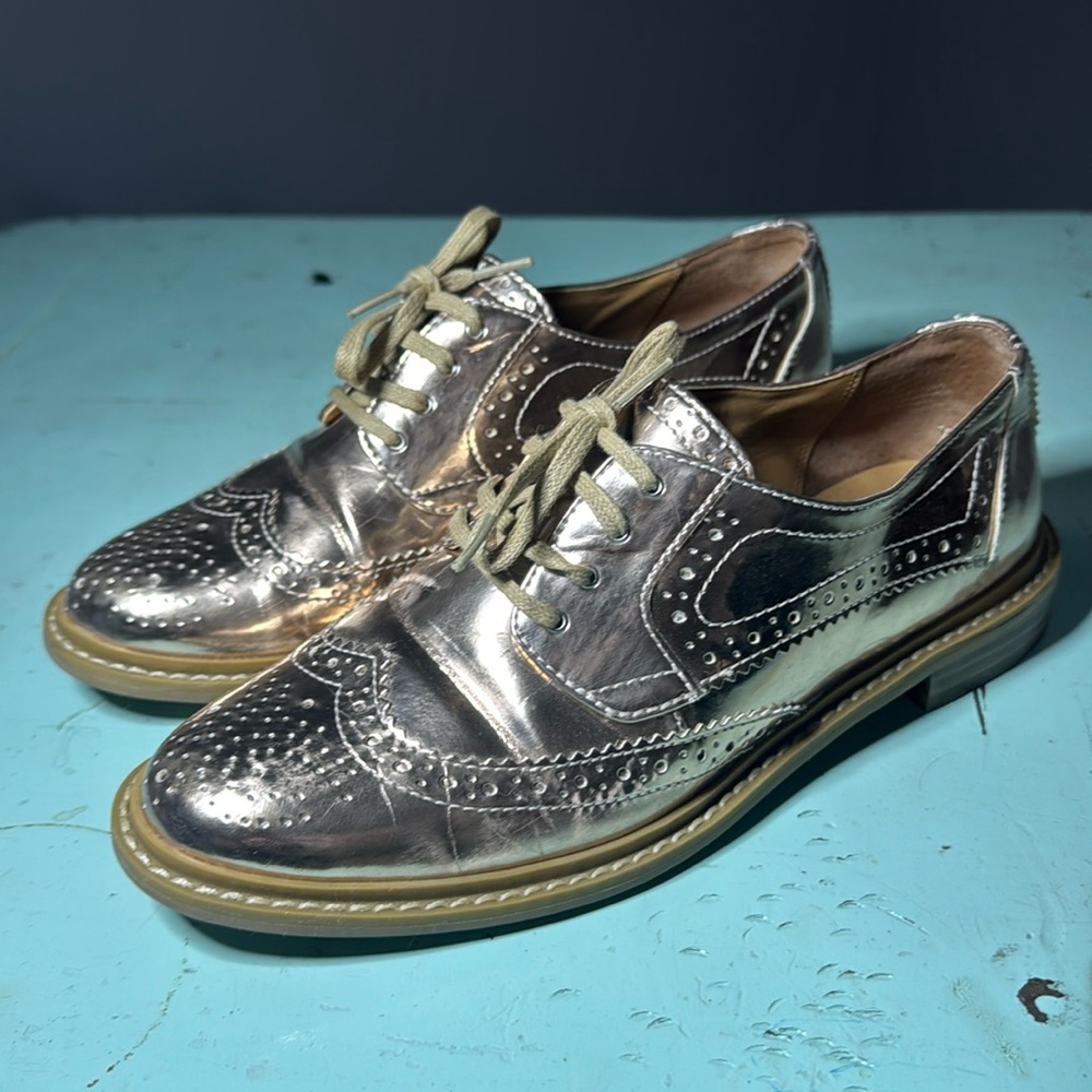 Rose Gold Oxfords